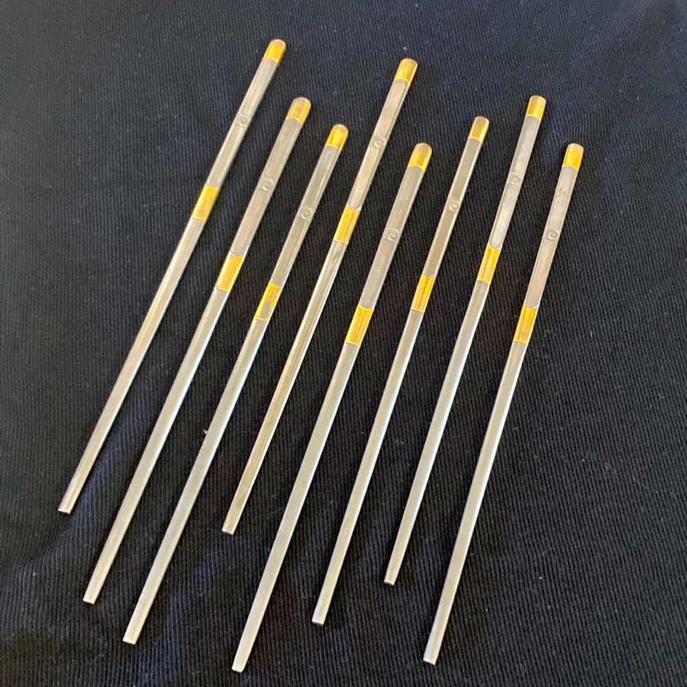 Set of 8 Vintage Pierre Cardin Chop Sticks
